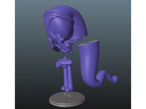 Dandys World Torcido Astro Modelo de Impressão 3D
