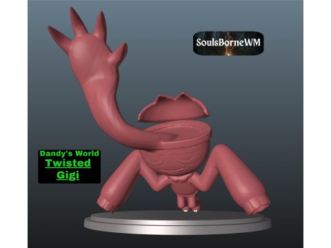 Dandys World Twisted Gigi 3D 프린트 모델