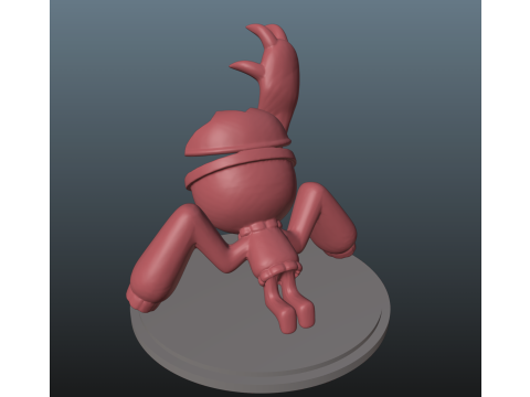 Dandys World Twisted Gigi Model Cetak 3D