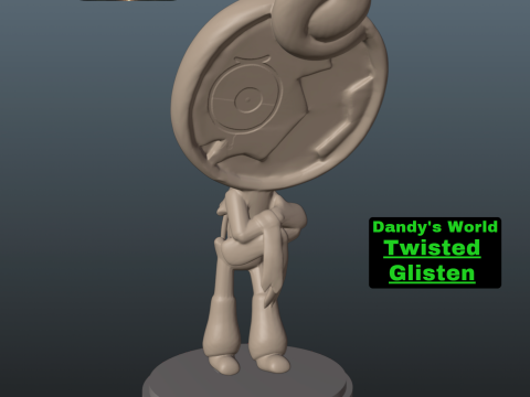 Dandys World Twisted Glisten 3D Print Model