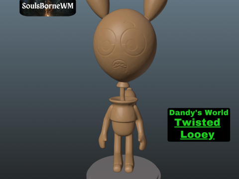 Dandys World Twisted Looey 3D Print Model