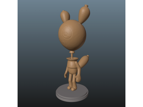 Dandys World Twisted Looey 3D Print Model