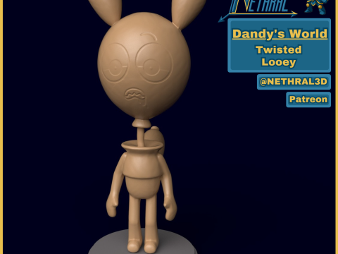 Dandy's World Twisted Looey Modèles 3D en vedette