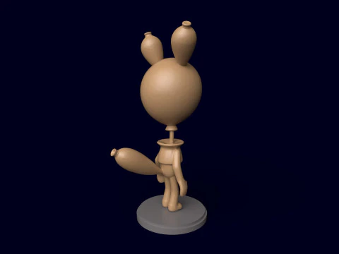 Dandys World Twisted Looey 3D Print Model