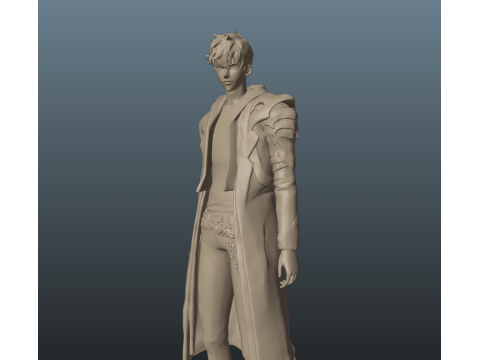 Solo Leveling Sung Jin-Woo 3D Baskı Modeli