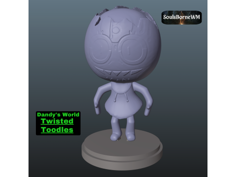 Dandys World Twisted Toodles 3D 프린트 모델