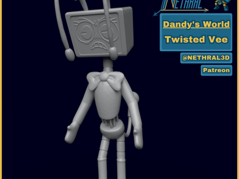 Dandys World Twisted Vee 3D Принт Модель
