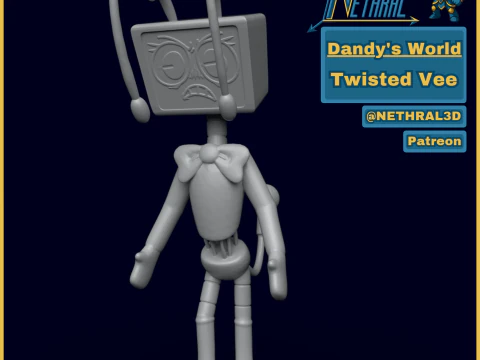Dandy's World Twisted Vee Modello di stampa 3D