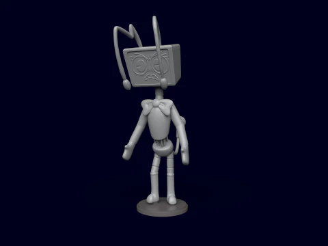 Dandys World Twisted Vee 3D Print Model