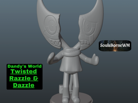 Dandys World Twisted Razzle Dazzle Model do druku 3D
