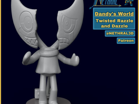 Dandys World Twisted Razzle Dazzle 3D Druckmodell