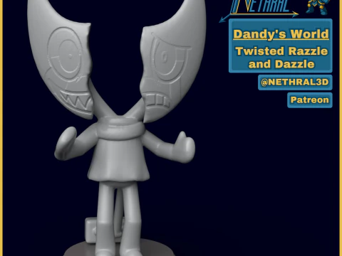 Dandys World Twisted Razzle Dazzle 3D Принт Модель