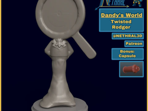 Rodger distorto del mondo di Dandy Modello di stampa 3D