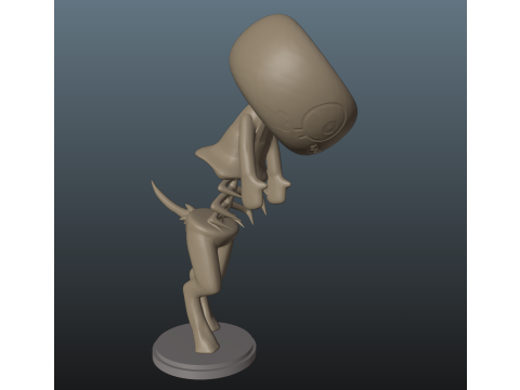 Dandys World Twisted Shelly 3D Baskı Modeli
