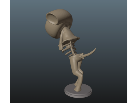 Dandys World Twisted Shelly 3D Baskı Modeli