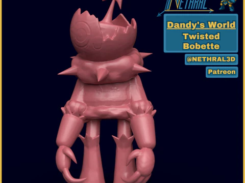 Bobette ritorta del mondo di Dandy Modello di stampa 3D