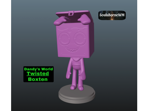 Dandys World Twisted Boxten 3D Print Model