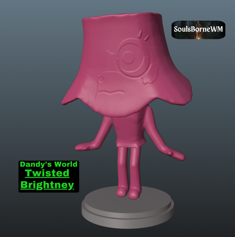 Dandys World Twisted Brightney 3Dプリントモデル .c4d .max .obj .3ds .fbx .stl .blend