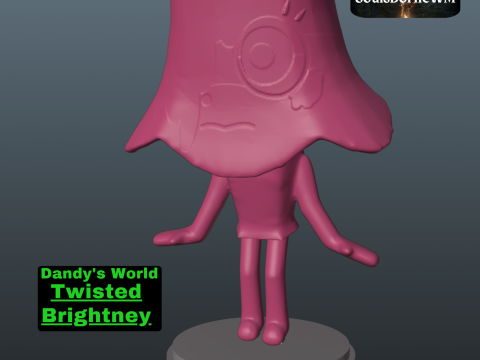 Dandys World Twisted Brightney 3Dプリントモデル