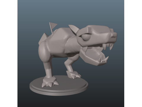 Dandys World Twisted Coal Modello di stampa 3D