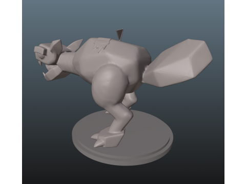 Dandys World Twisted Coal Modello di stampa 3D