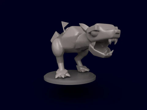 Dandys World Twisted Coal 3D Print Model