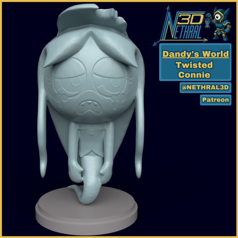 Dandys World Twisted Connie 3D Print Model .c4d .max .obj .3ds .fbx .stl .blend 