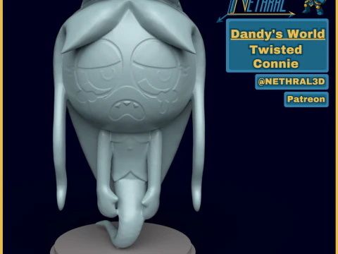 Dandy's Wereld Verdraaide Connie 3D printmodel