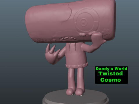 Dandys World Twisted Cosmo 3Dプリントモデル