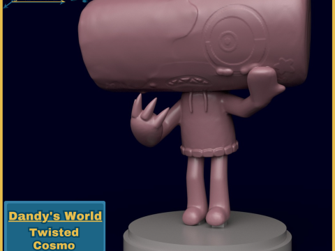 Dandys World Torcido Cosmo Modelo de Impressão 3D