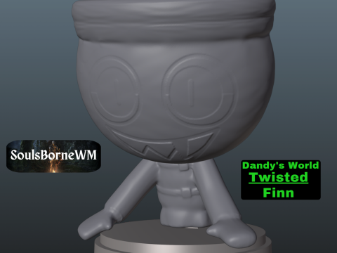 Dandys World Twisted Finn 3D Print Model