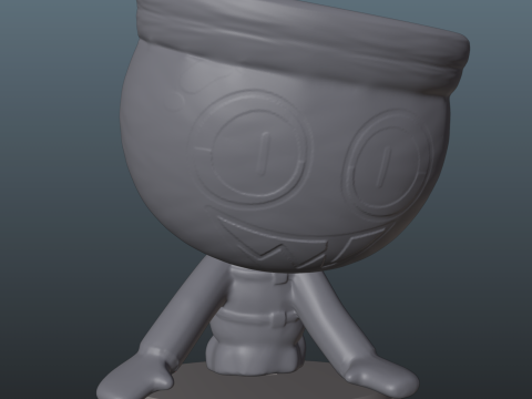 Dandys World Twisted Finn 3Dプリントモデル