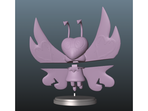 Dandys World Twisted Flutter 3D-Druckmodell