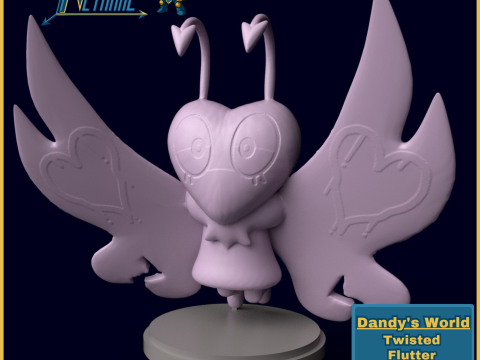 Dandys World Twisted Flutter Modelo de Impressão 3D