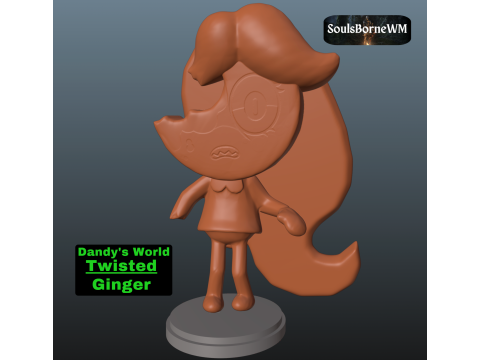 Dandys World Twisted Ginger 3Dプリントモデル