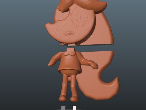 Dandys World Twisted Ginger 3Dプリントモデル
