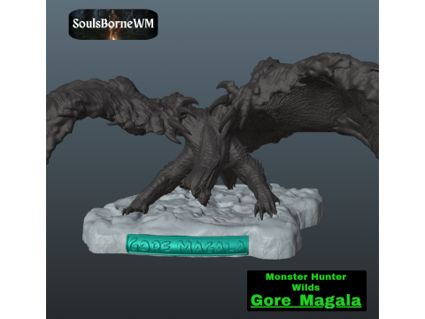 Monster Hunter Wilds Gore Magala 3D Print Model