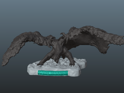 Monster Hunter Wilds Gore Magala 3D-printmodel