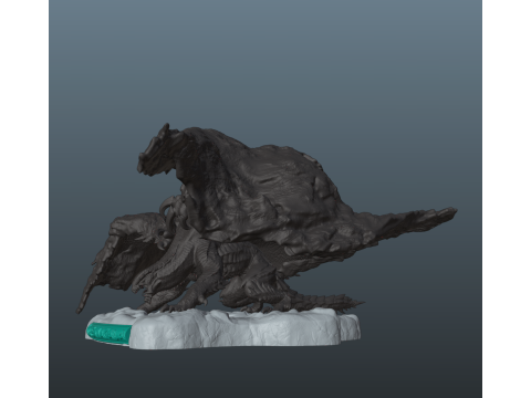Monster Hunter Wilds Gore Magala 3D-printmodel