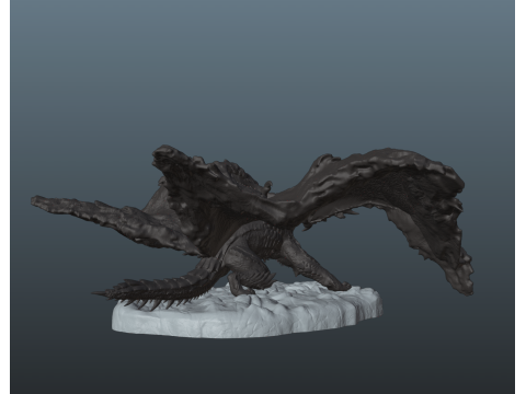 Monster Hunter Wilds Gore Magala 3D-printmodel