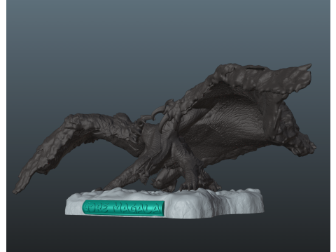Monster Hunter Wilds Gore Magala 3D-printmodel