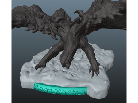 Monster Hunter Wilds Gore Magala 3D-printmodel