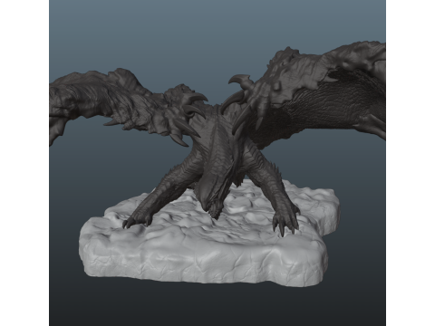 Monster Hunter Wilds Gore Magala 3D-printmodel