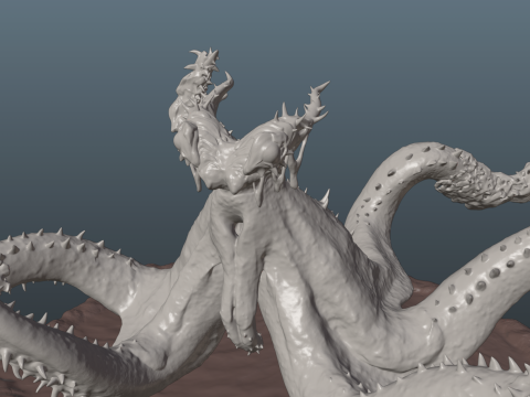 Monster Hunter Wilds Nu Udra Modelo de impresión 3D