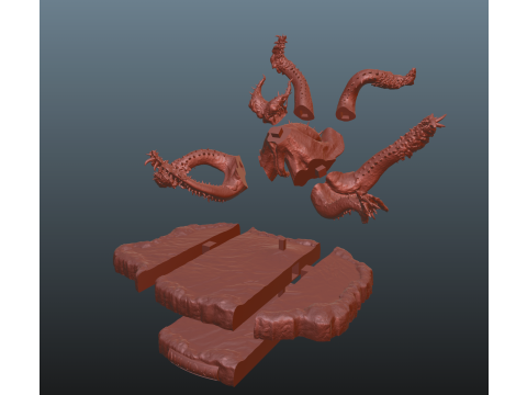 Monster Hunter Wilds Nu Udra Modelo de impresión 3D