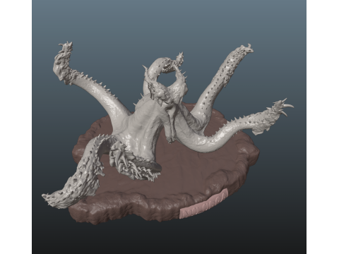 Monster Hunter Wilds Nu Udra Modelo de impresión 3D
