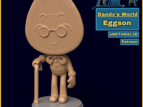 Świat Dandy’ego Eggson Model do druku 3D