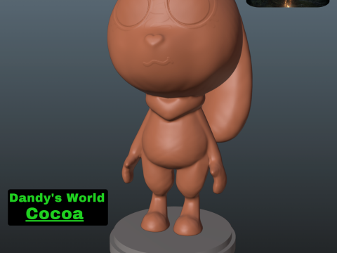 Dandys World Cocoa 3D Print Model