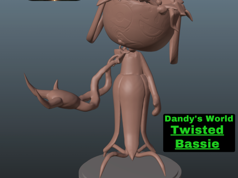 Dandys World Twisted Bassie Modelo de Impressão 3D
