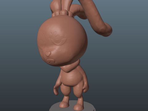 Dandys World Twisted Cocoa Model Cetak 3D